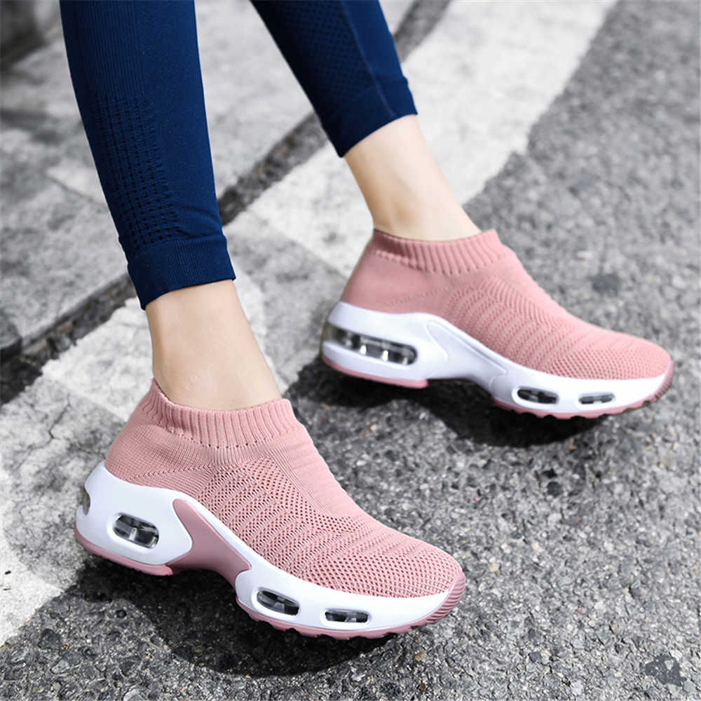 Women'S Shoes Running Sports - Botas de tacón para mujer, talla