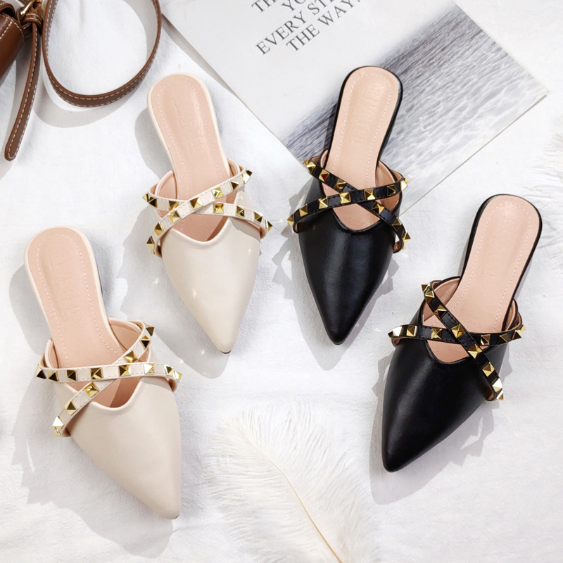 Slip On Mule Flat - Nuevas Pantuflas 2026, Mules de Suela