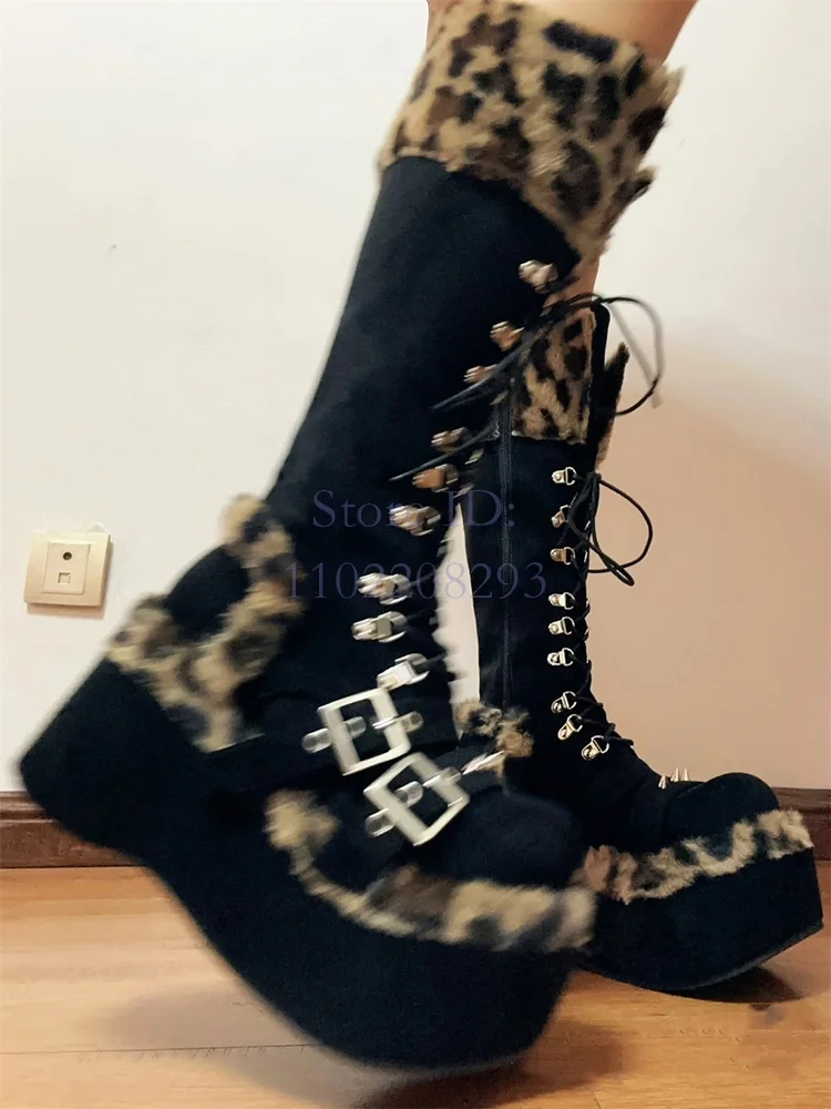 Women Shoes Size Chart - Botas hasta la rodilla de piel