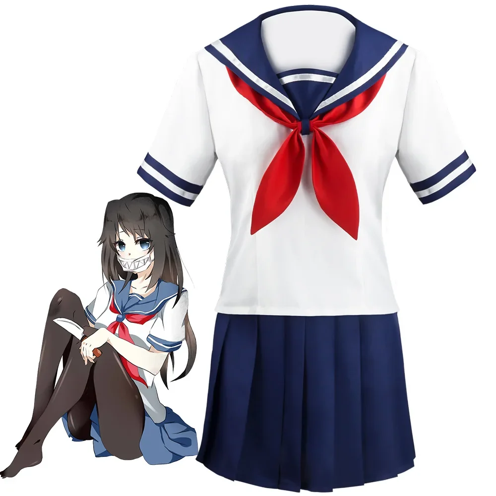 Women'S Shoes Navy Blue - Disfraz de Cosplay de Ayano Aishi