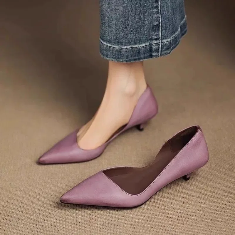 Women Shoes Heels - Tacones de aguja con punta estrecha