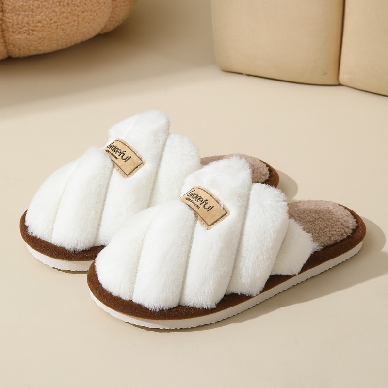 Women Shoes Size To Men - Pantuflas Cálidas de Felpa para Mujer,