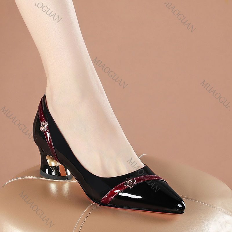 Women'S Shoes Professional - Zapatos de tacón medio grueso de