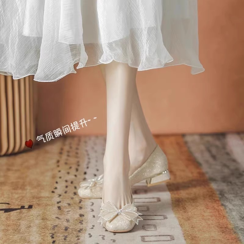 Zapatos de boda bajos con suel - Women Shoes Heels reseña y precio