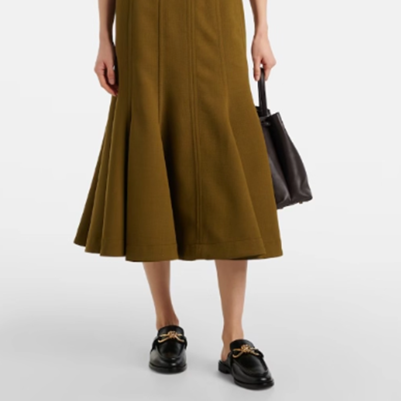 Zapatillas de cuero genuino de - Slip On Mule Flat reseña y precio