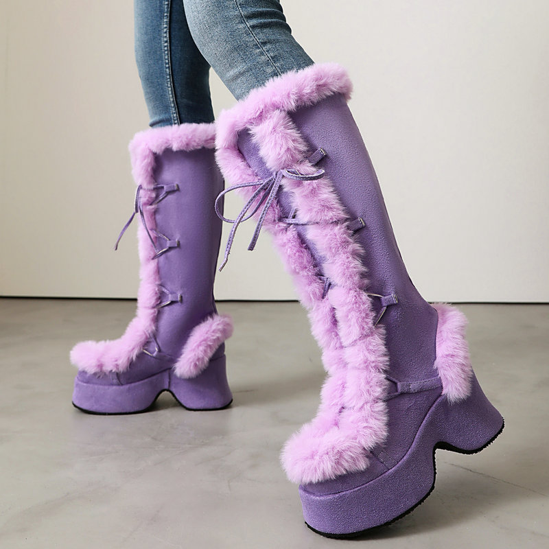 Botas de plataforma peludas es - Women'S Shoes Chelsea reseña y precio
