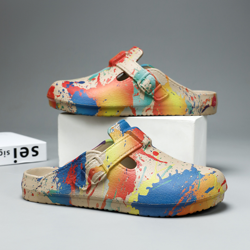 Zuecos de EVA con diseño de gr - Slip On Mule Flat reseña y precio