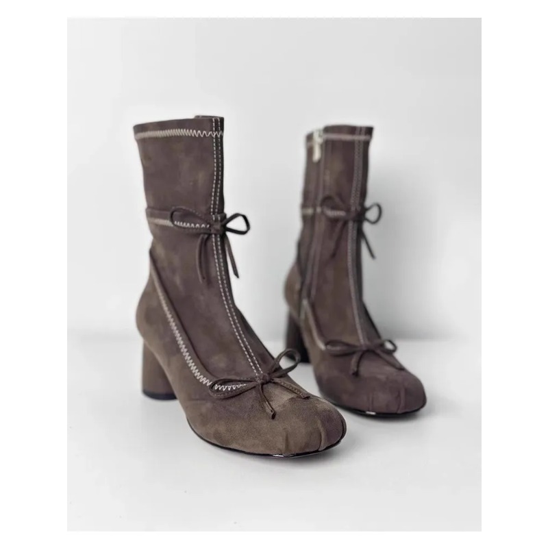 Botas de tacón alto con lazo e - Women'S Shoes Chelsea reseña y precio