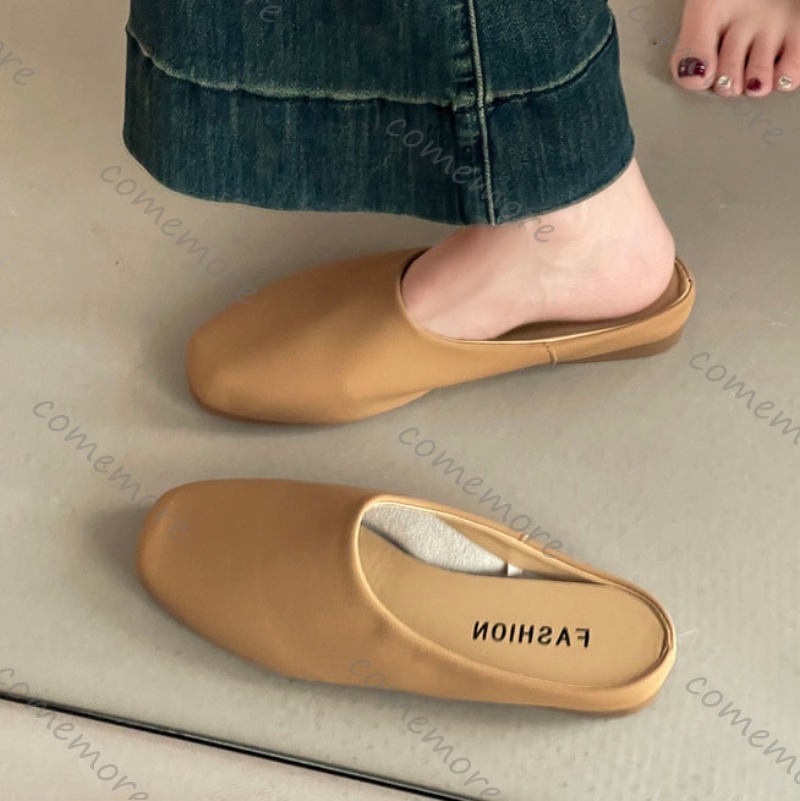 Comemore, medias zapatillas Ba - Slip On Mule Flat reseña y precio