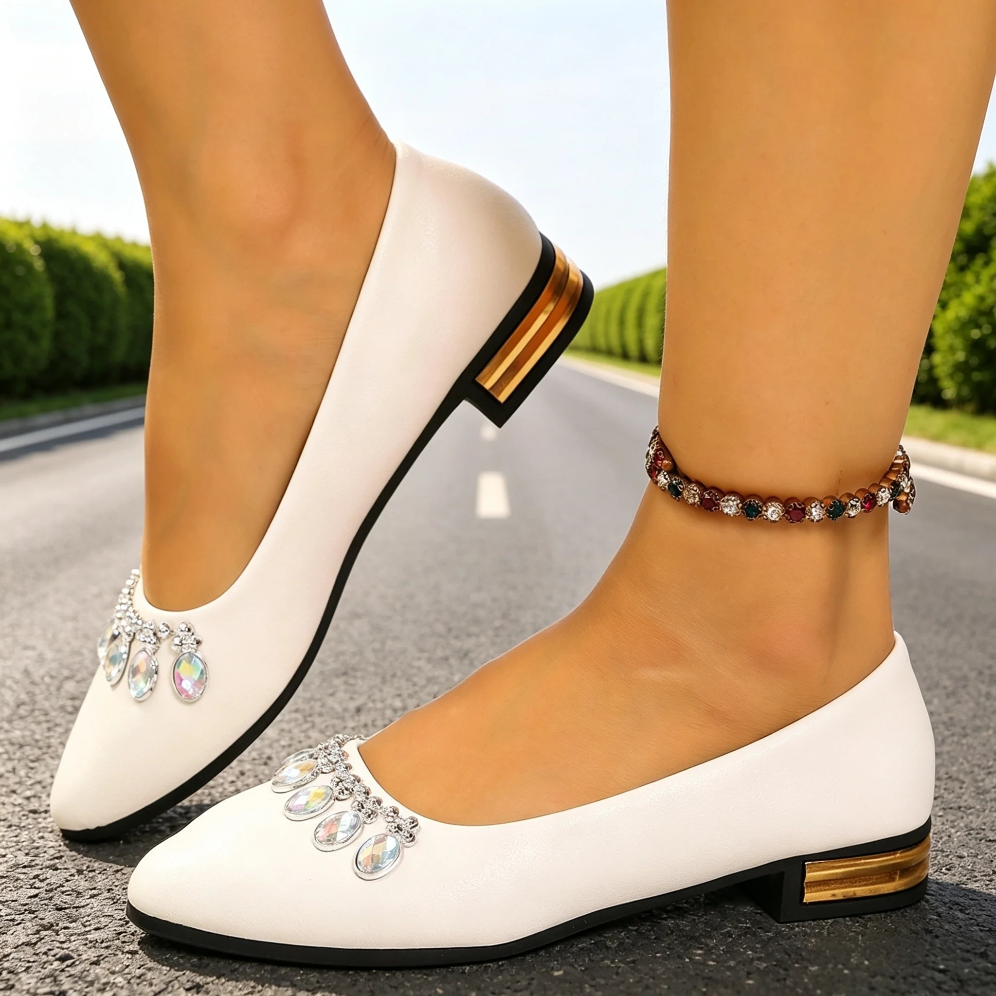 Zapatos Planos de Mujer con Pu - Women Shoes Heels reseña y precio