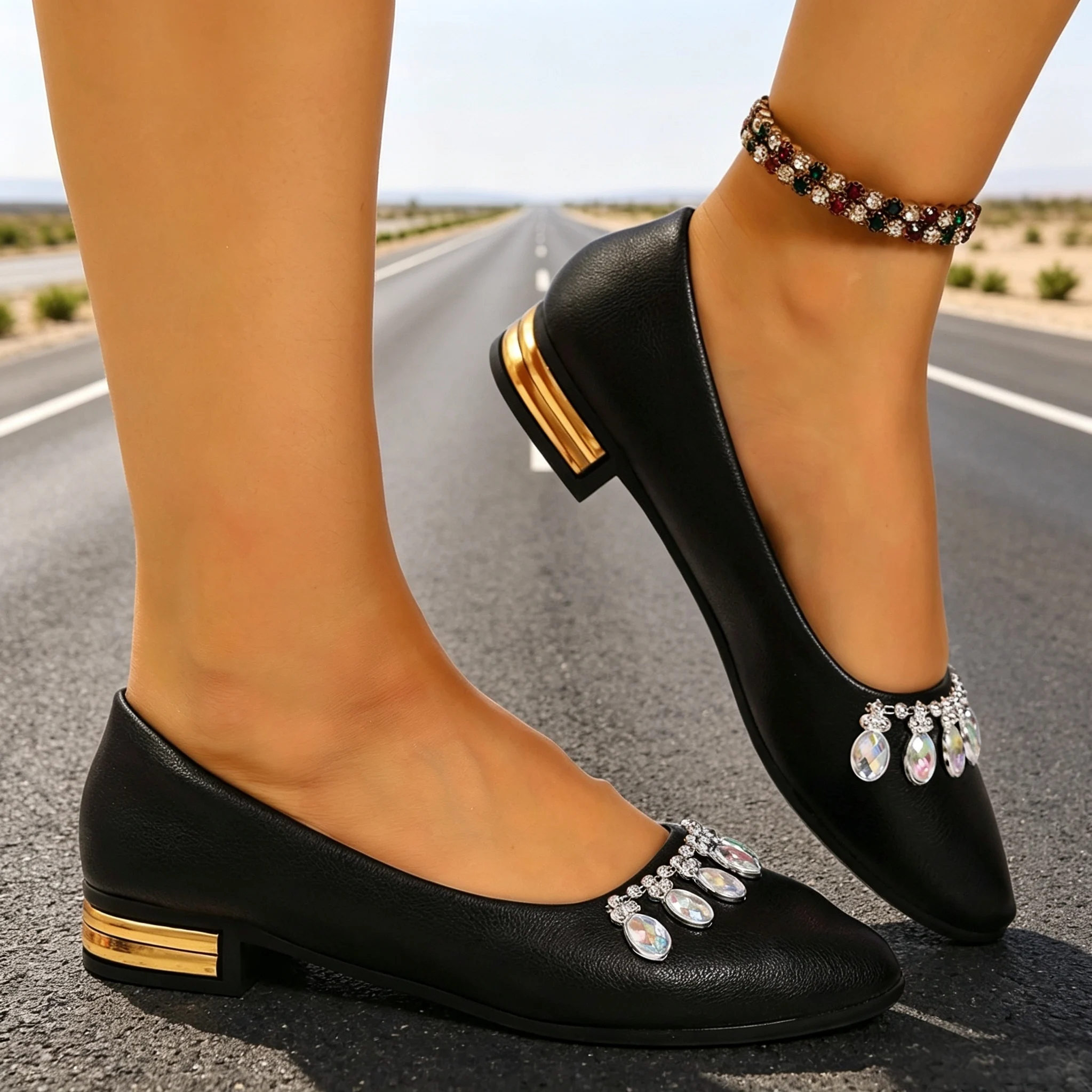 Zapatos Planos de Mujer con Pu - Women Shoes Heels reseña y precio
