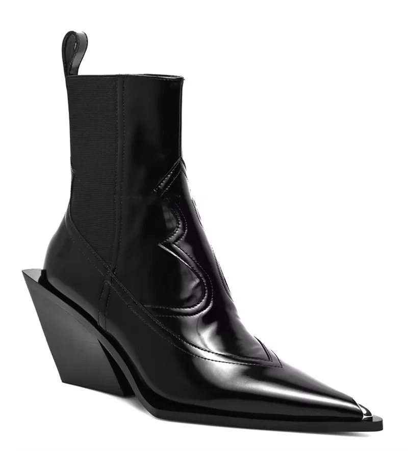 Nuevos botines de cuero con pu - Women'S Shoes Chelsea reseña y precio
