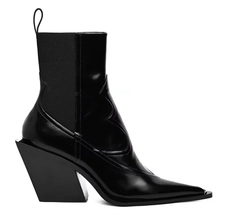 Nuevos botines de cuero con pu - Women'S Shoes Chelsea reseña y precio