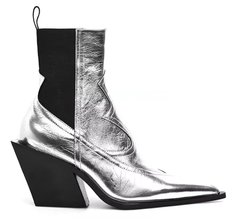 Nuevos botines de cuero con pu - Women'S Shoes Chelsea reseña y precio