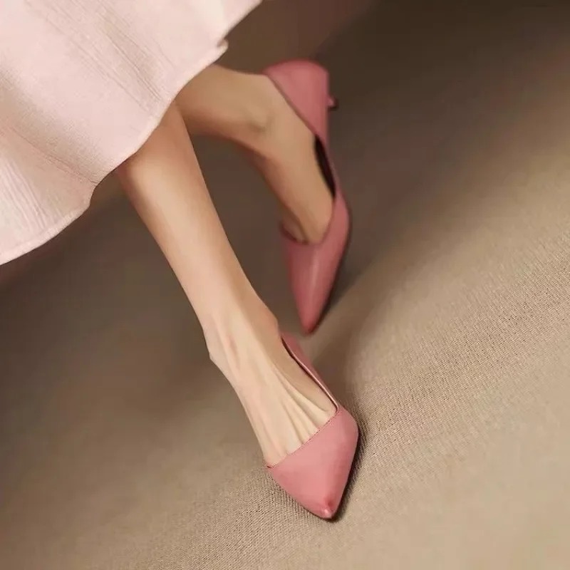 Tacones de aguja con punta est - Women Shoes Heels reseña y precio