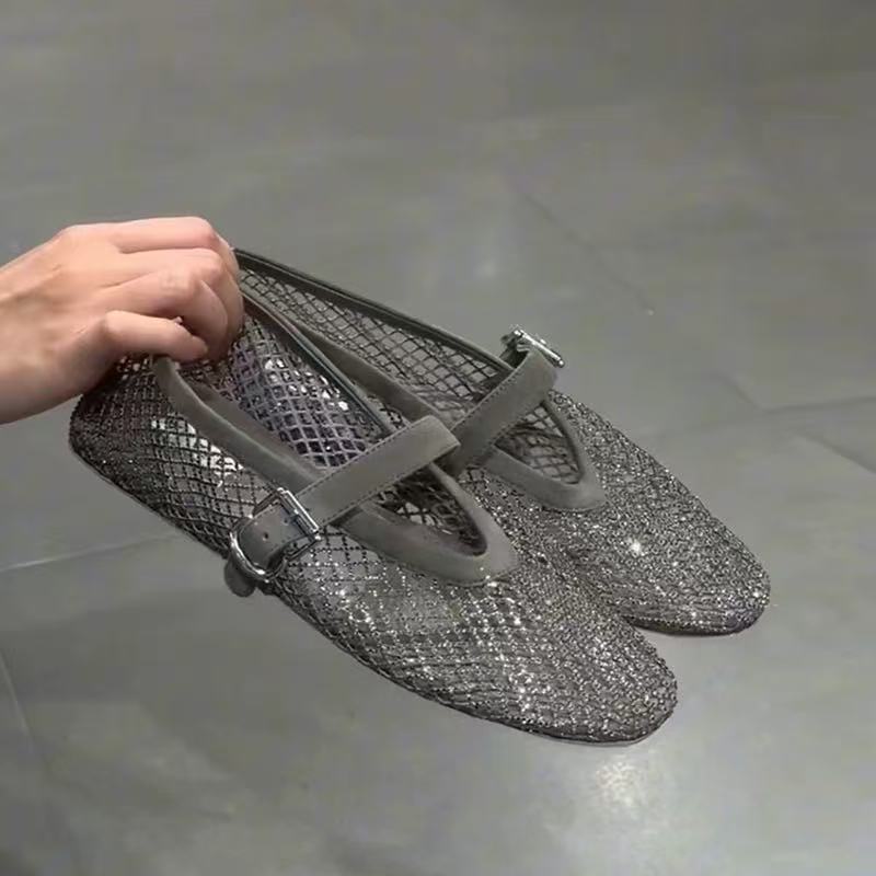 Sandalias Baotou con Pedrería  - Women Shoes Model reseña y precio