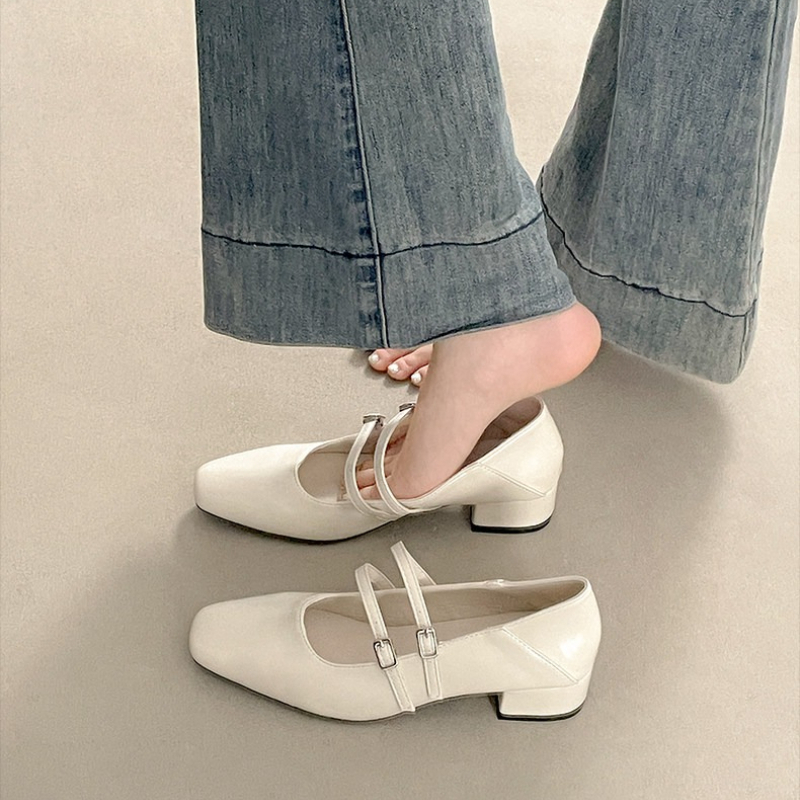Zapatos Mary Jane plateados de - Women Shoes Heels reseña y precio