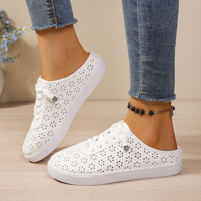 Zapatillas Mule con Recortes F - Slip On Mule Flat reseña y precio