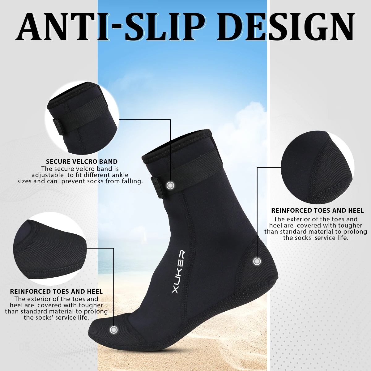 Calcetines de neopreno de 3mm  - Women'S Shoes For Neuropathy reseña y precio
