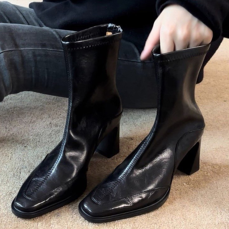 Botines de tacón alto para muj - Women'S Shoes Chelsea reseña y precio