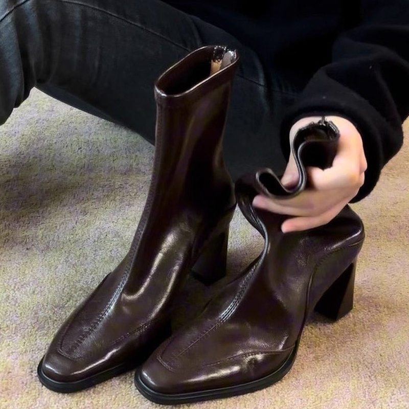 Botines de tacón alto para muj - Women'S Shoes Chelsea reseña y precio